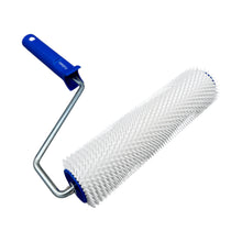 stachelwalze 25cm mit bügel, entlüftungswalze für epoxidharz, igelwalze 11mm nagellänge, nivellierrroller für bodenbeschichtung, nagelroller für ausgleichsmasse, entlüftungsroller mit metallbügel, stachelwalze boden glätten, walze gegen luftblasen im bodenharz