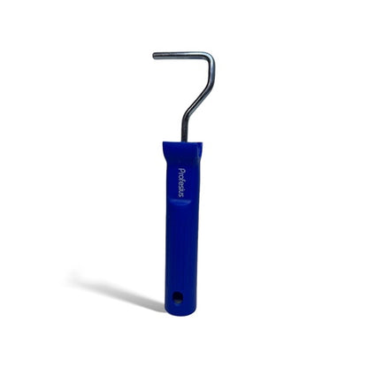 malerbügel blau 5cm, farbrollerhalter für kleine rollen, bügel für mini farbroller, malerbügel 6cm rollen, lackierbügel klein, bügel für farbwalze, malerzubehör bügel
