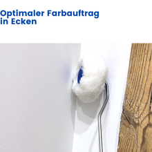 eckroller ersatzwalze für ecken, nachfüllrolle für eckenroller, farbwalze zum austausch für eckroller, ersatzrolle für maler eckroller, eckenroller ersatzteil walze, farbwalze für kanten und schwer zugängliche stellen, eckwalze für wandfarbe dispersionsfarbe, malerwalze eckenroller ersatz
