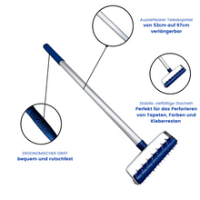 Tapeten Entferner Set – Tapetenperforierer + Schaber + Spachtel