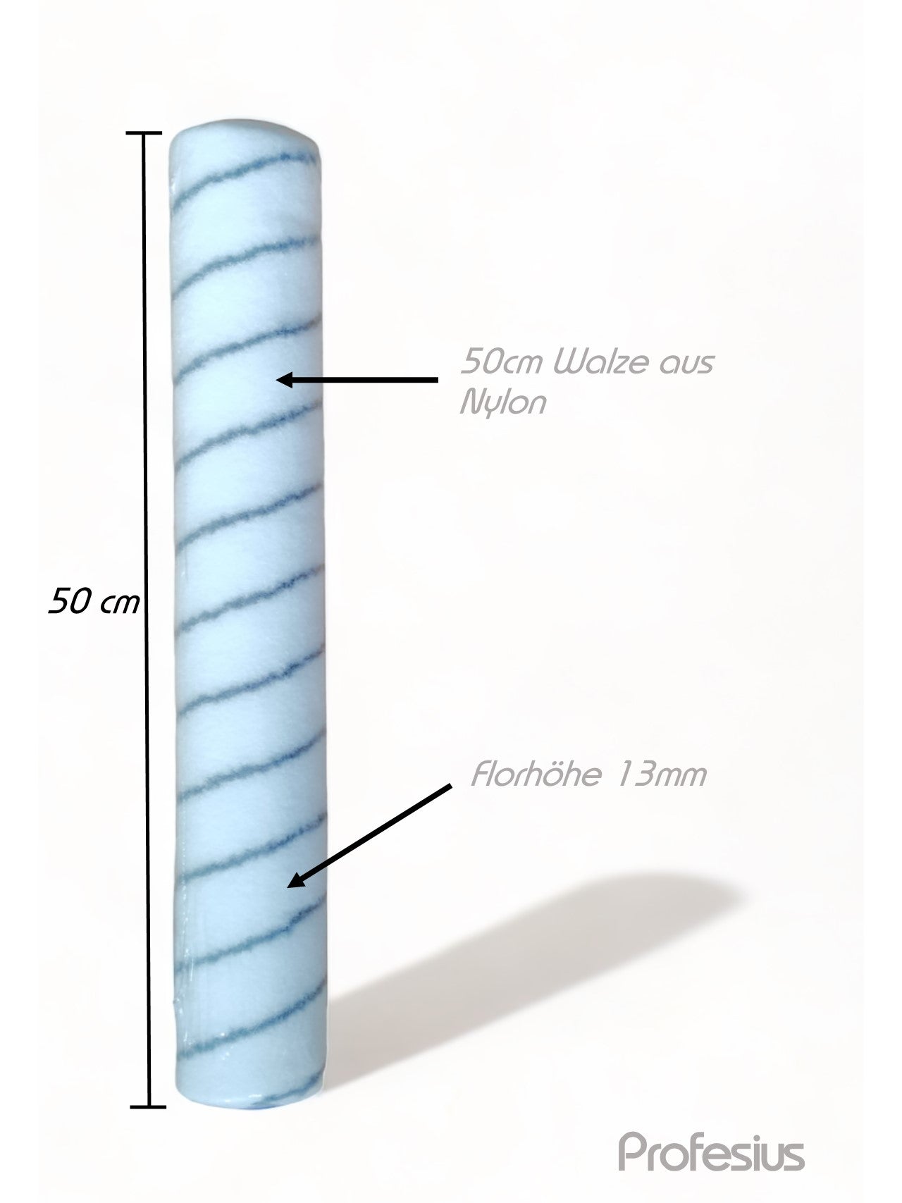 bodenbeschichtungswalze 50cm nylon 13mm, großflächenwalze mit bügel für garage, beschichtungswalze für fliesenboden, epoxidharz walze für wohnraum und keller, industrie walze für große flächen, nylonwalze mit verstellbügel 50cm, professionelle bodenwalze für estrich und beton, bodenwalze für epoxidharzbeschichtung in werkstatt oder keller