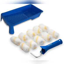 Farbroller mit Farbwanne und Farbrollen