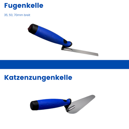 Maurerkellen Set 13-teilig – Profi Werkzeug für Putz & Fliesen